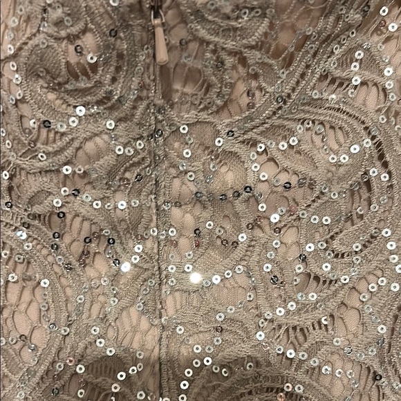 Alex Evenings Brown Ruched Sequin Gown NWT - Picture 6 of 7